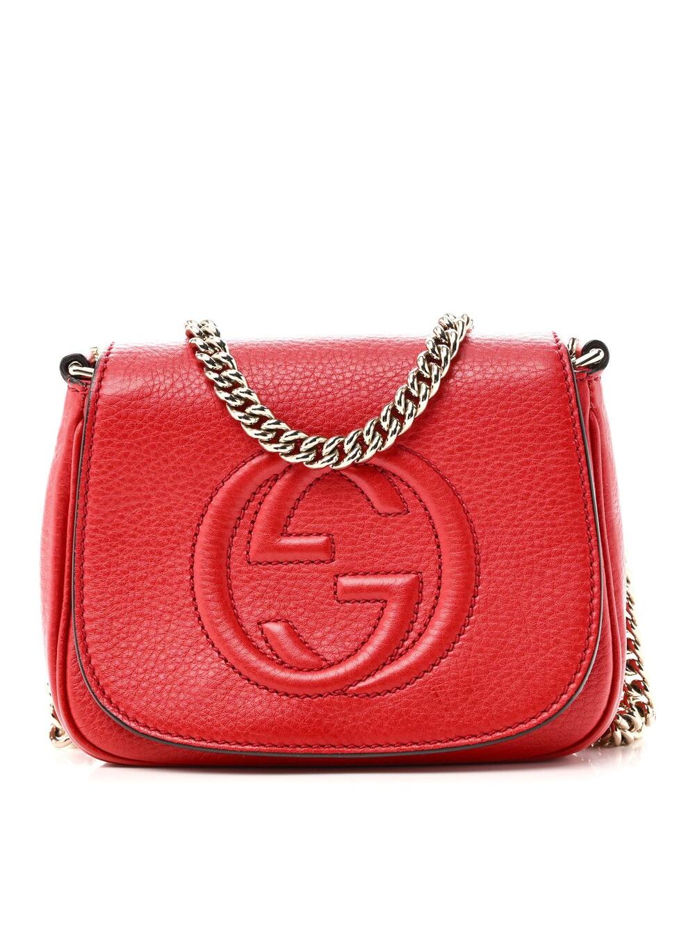 Gucci Pebbled Calfskin Small Soho Flap #284403G99B